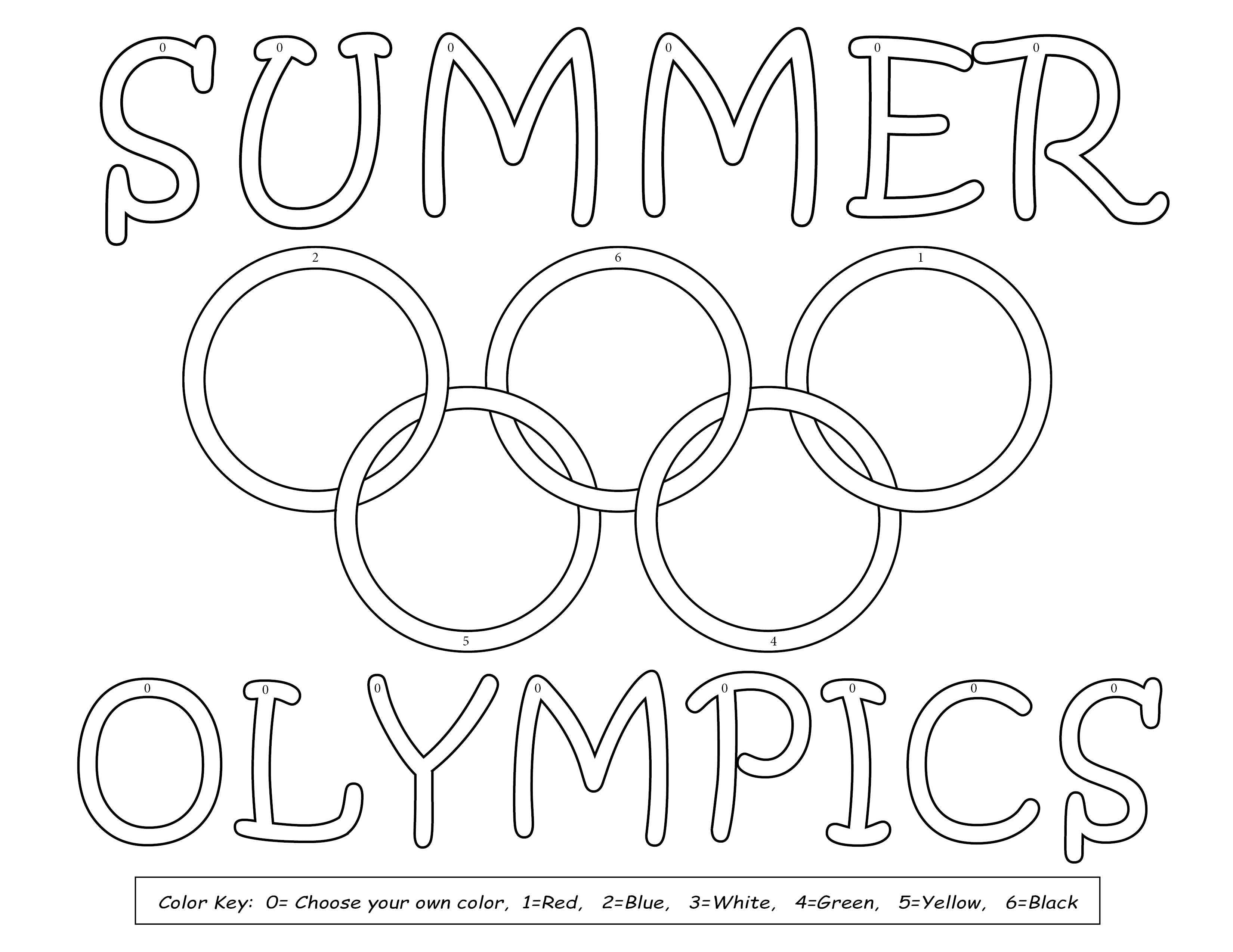 Printable olympic coloring pages coloring pages summer coloring pages summer olympics