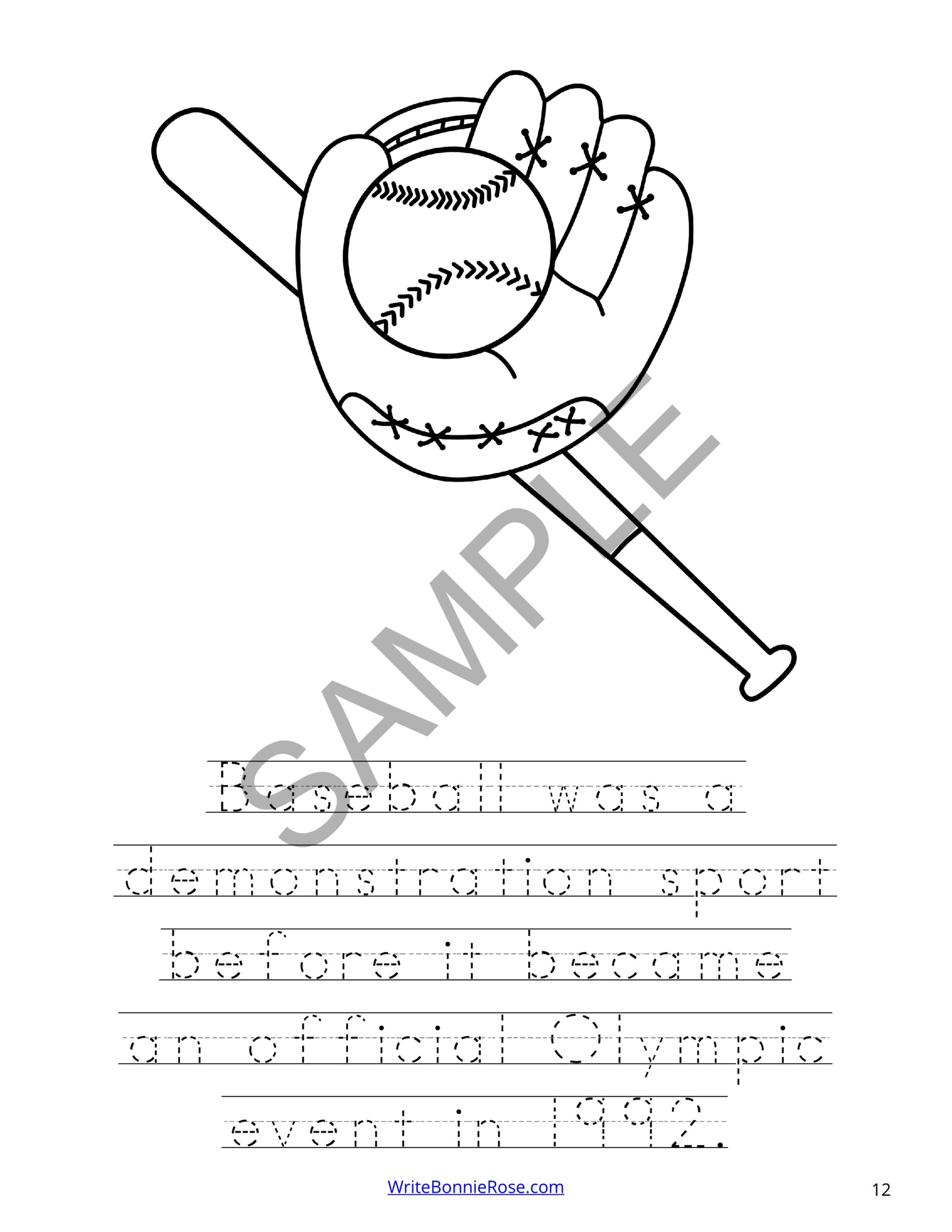 Summer olympic games coloring book