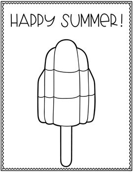 Popsicle coloring pages by anna elizabeth tpt