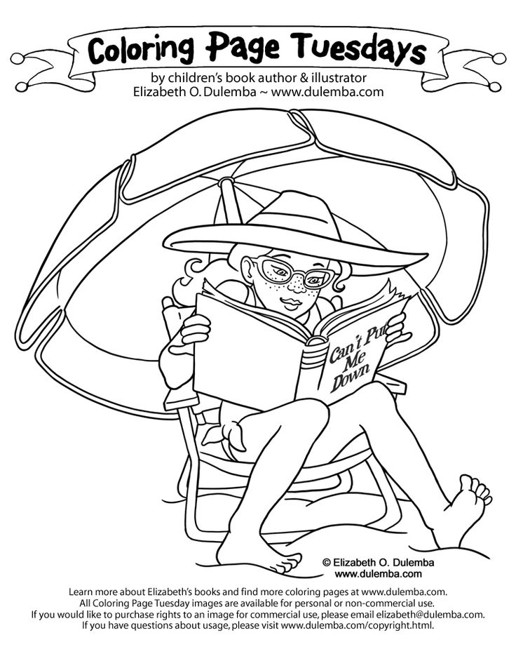 Coloring page tuesday