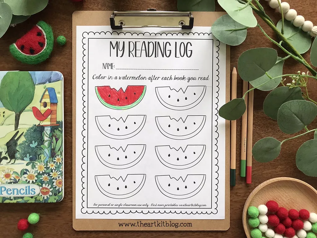 Summer reading logs â coloring pages free printable download â the art kit