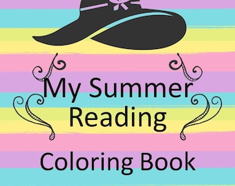My summer reading coloring pages digital by memories flourish instant download