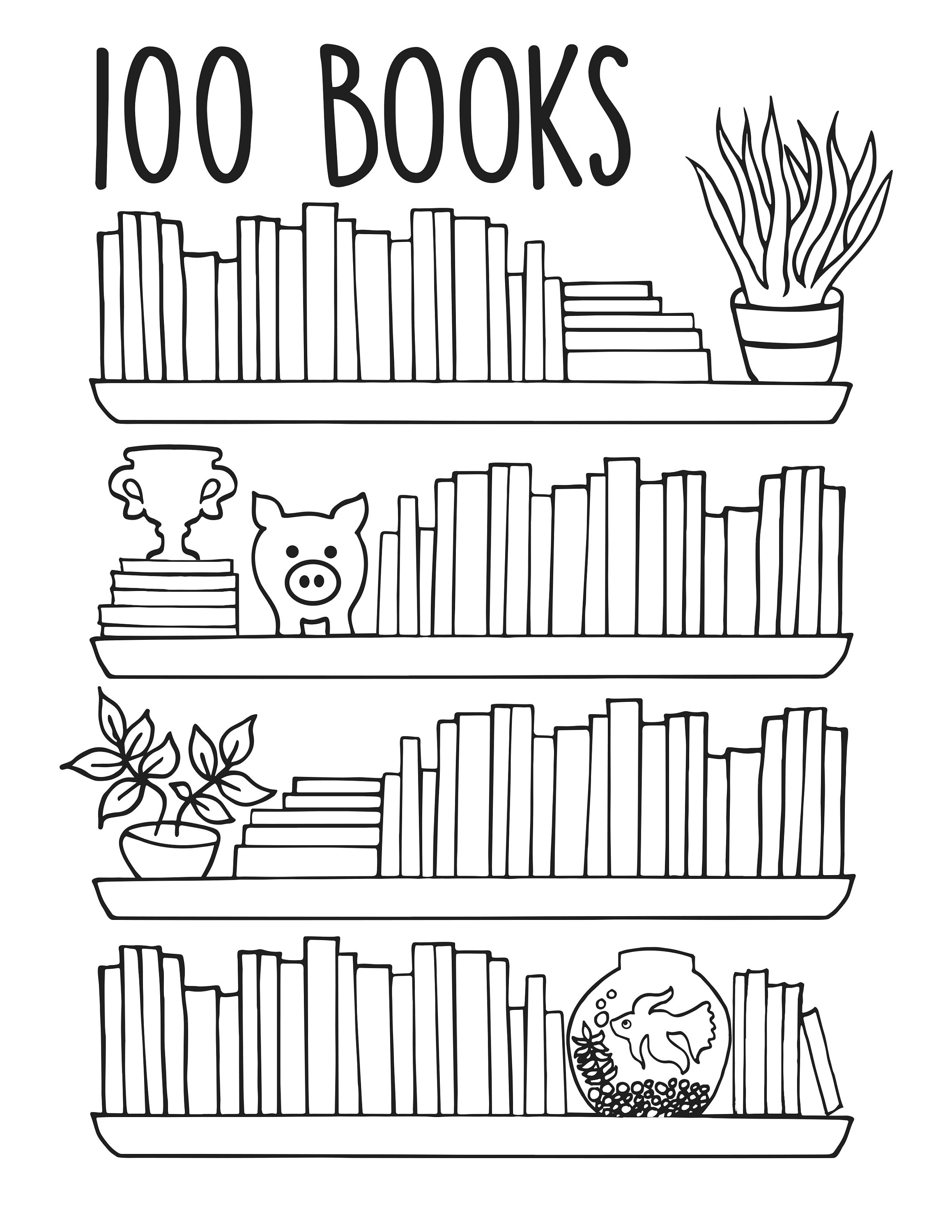 Printable kids books summer reading challenge coloring sheet log