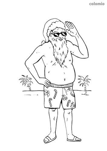 Santa claus coloring pages free printable santa coloring sheets
