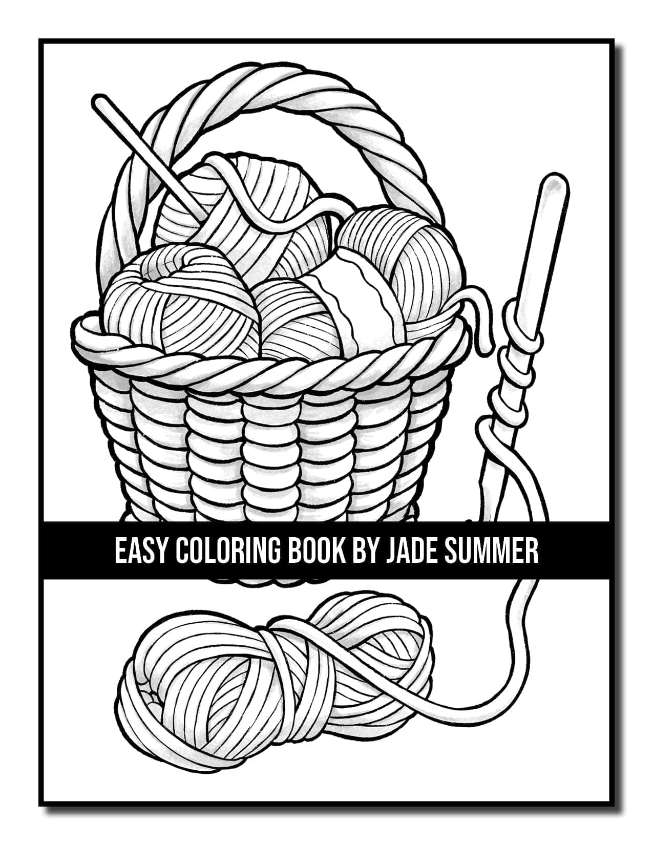 Easy coloring book jade summer