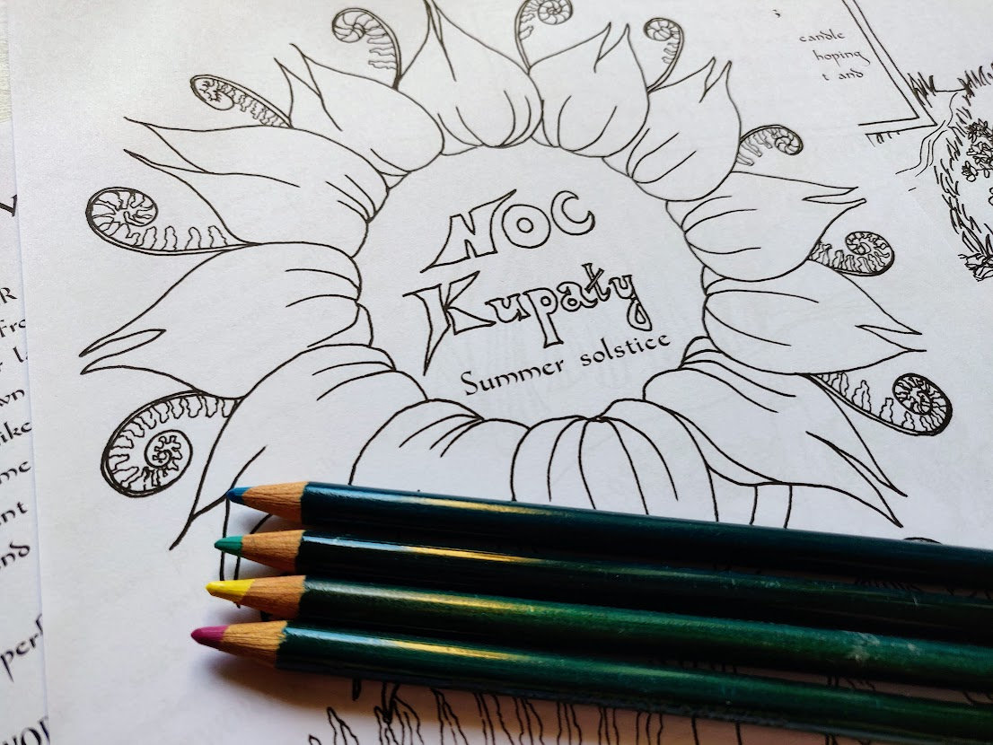 Litha colouring page