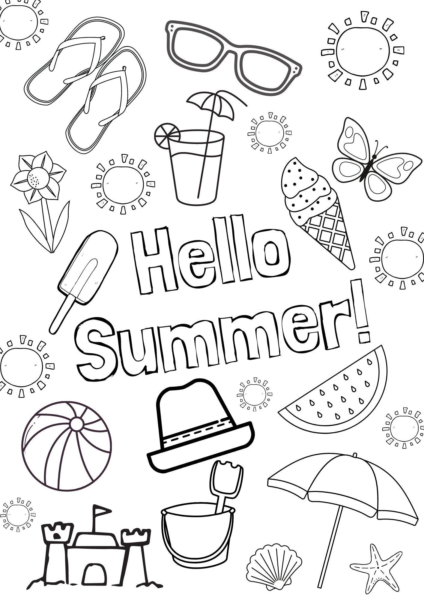 Free colouring pages