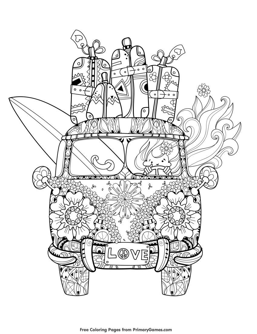 Beautifully illustarted free summer coloring pages for kids summer coloring pages summer coloring sheets free coloring pages