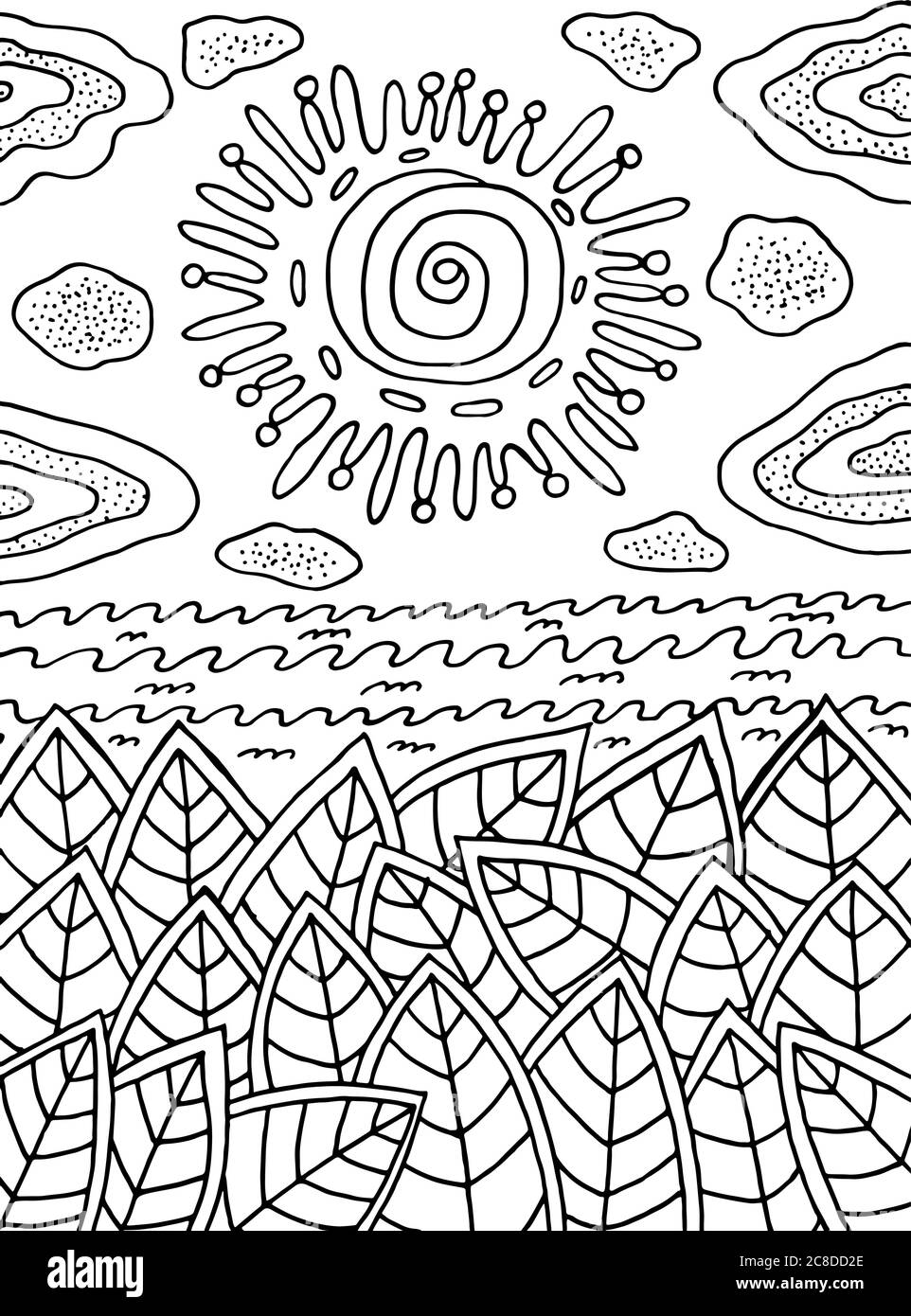 Coloring page for adults