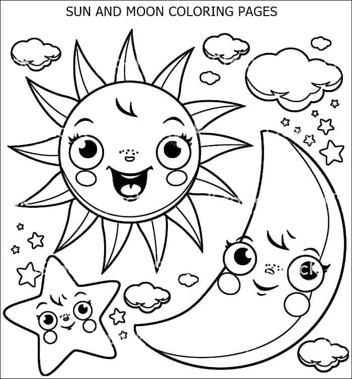 God made the sun moon and stars coloring pages star coloring pages moon coloring pages sun coloring pages