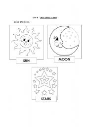 Sun moon and stars