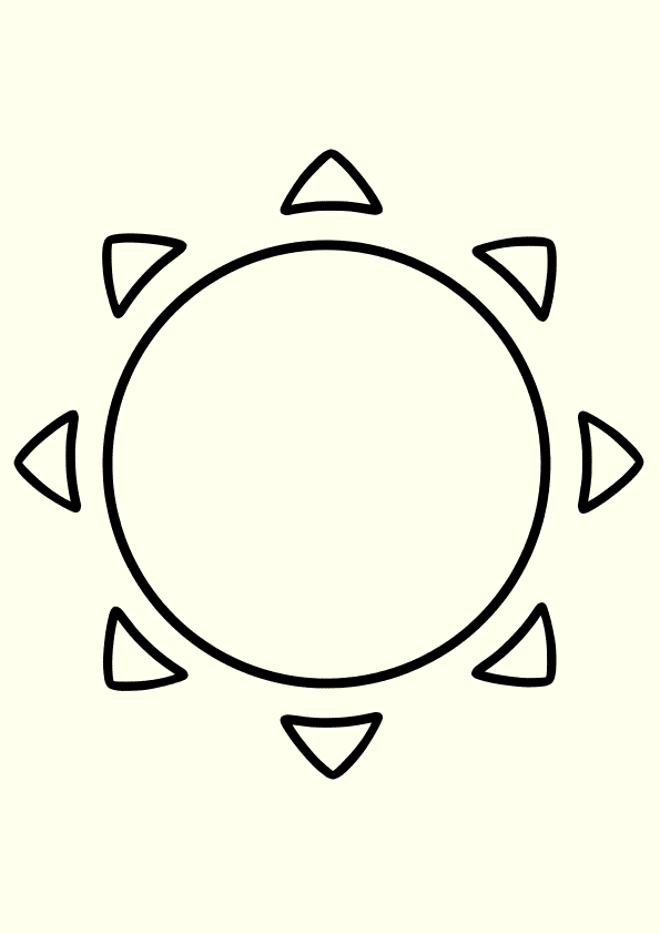 Sun drawing for coloring page free printable nurieworld