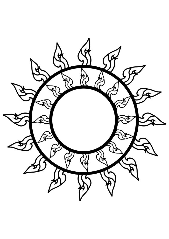 Sun coloring pages free personalizable coloring pages