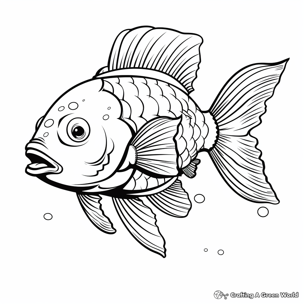 Sunfish coloring pages