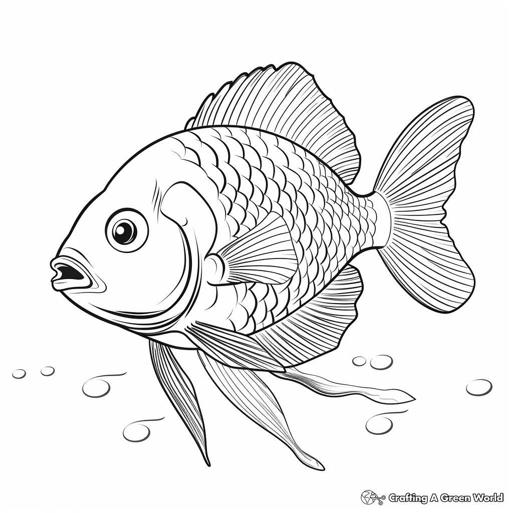 Sunfish coloring pages