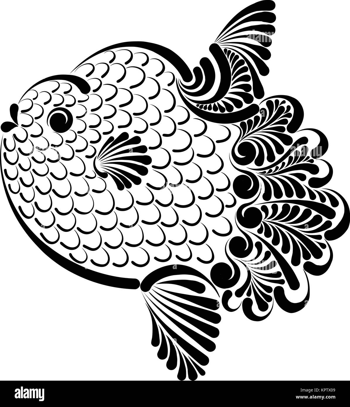 Ocean sunfish vector illustration stock vector image art