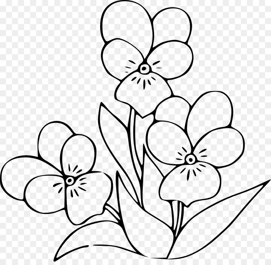 Sunflower black and white png download