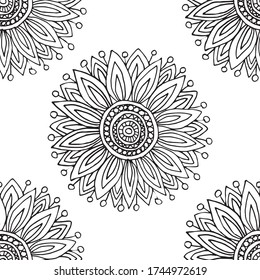 Sunflower coloring page images stock photos d objects vectors