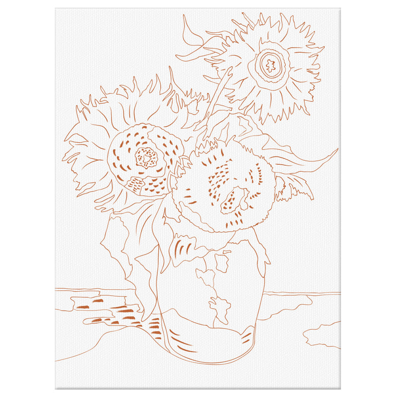 Paint by number kits paint by number museum series sunflowers â faber