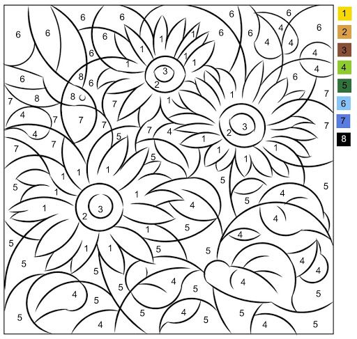 Nicoles free coloring pages sunflowers swallow