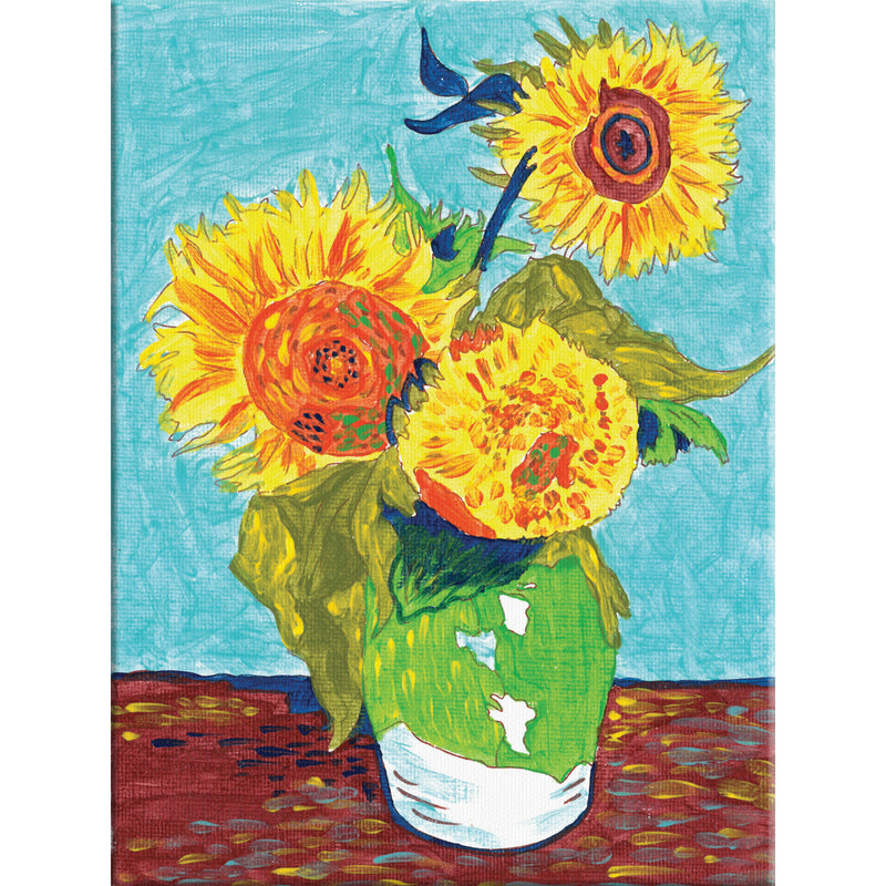Paint by number kits paint by number museum series sunflowers â faber
