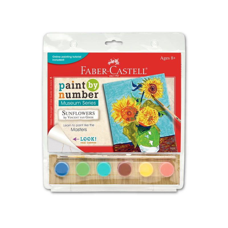 Paint by number kits paint by number museum series sunflowers â faber