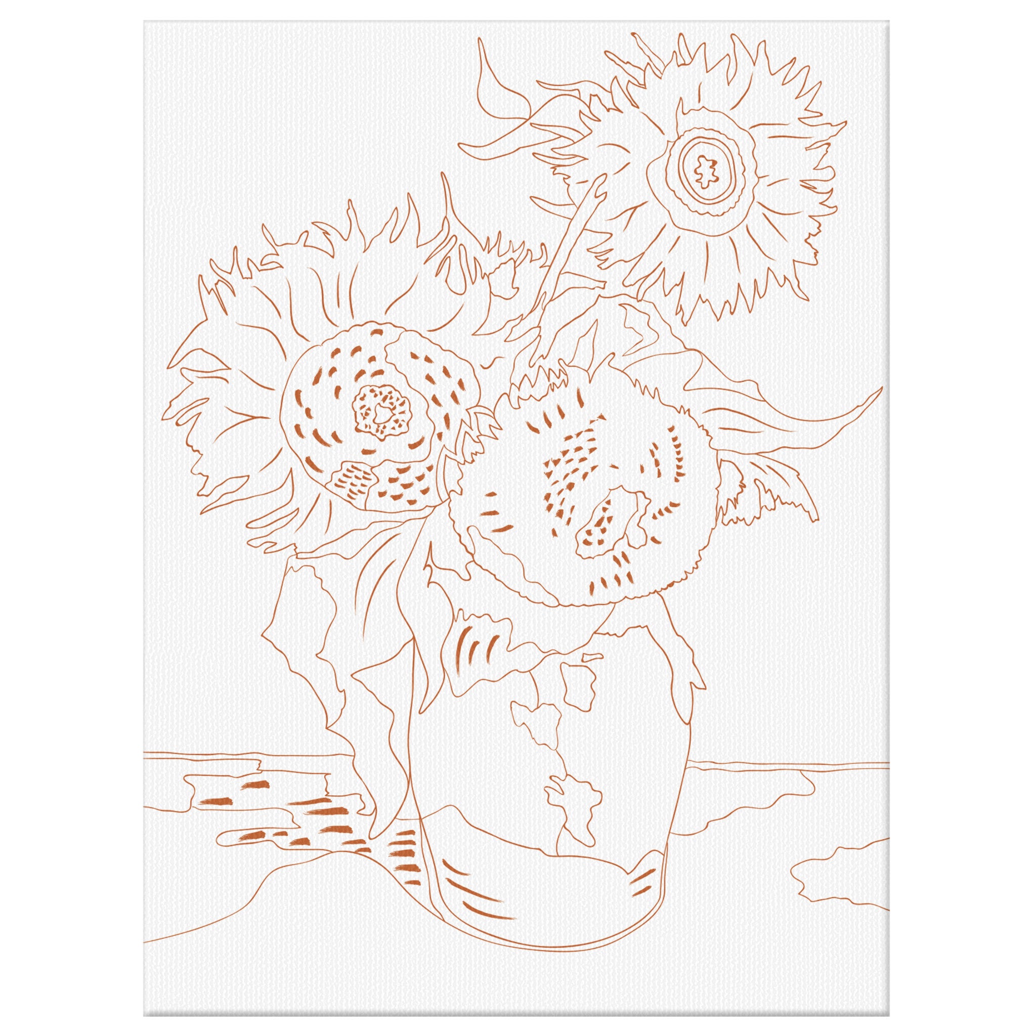 Paint by number kits paint by number museum series sunflowers â faber