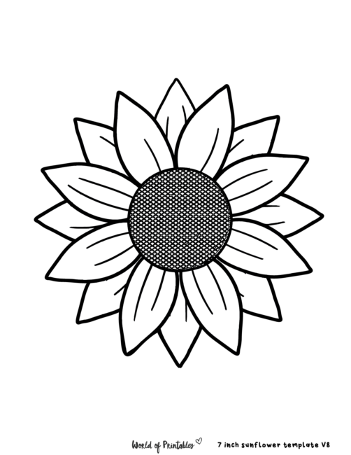 Best sunflower templates