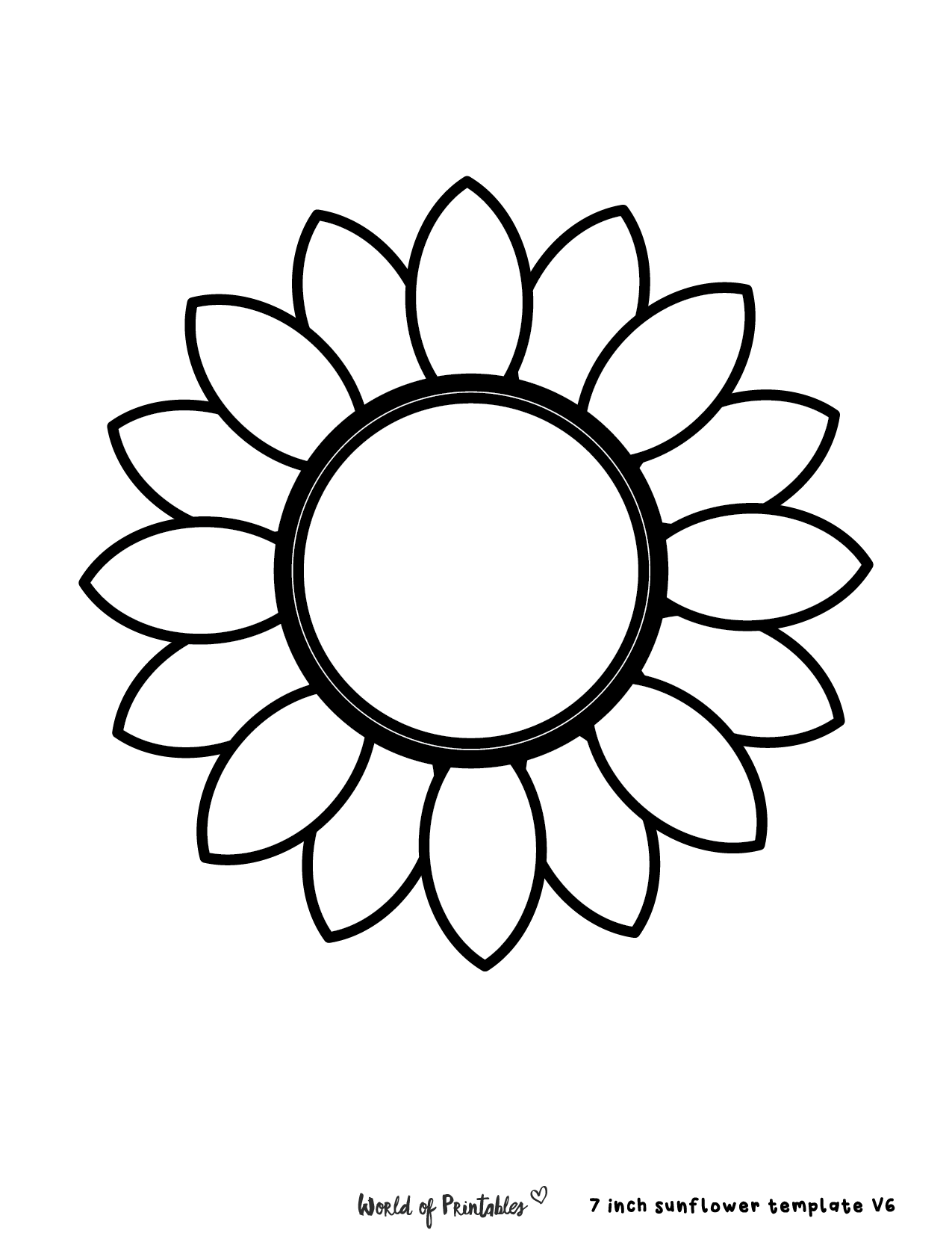 Best sunflower templates