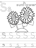Sunflowers coloring pages