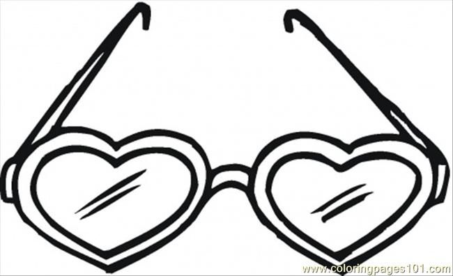 Sunglasses coloring pages printable