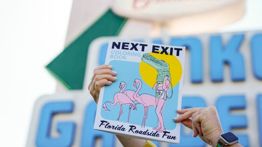 A st petersburg artist turned lost florida tourist attractions into coloring books