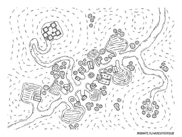 Used dungeondraft as a tool to make making lineart for my map easier and faster heres the result rdungeondraft