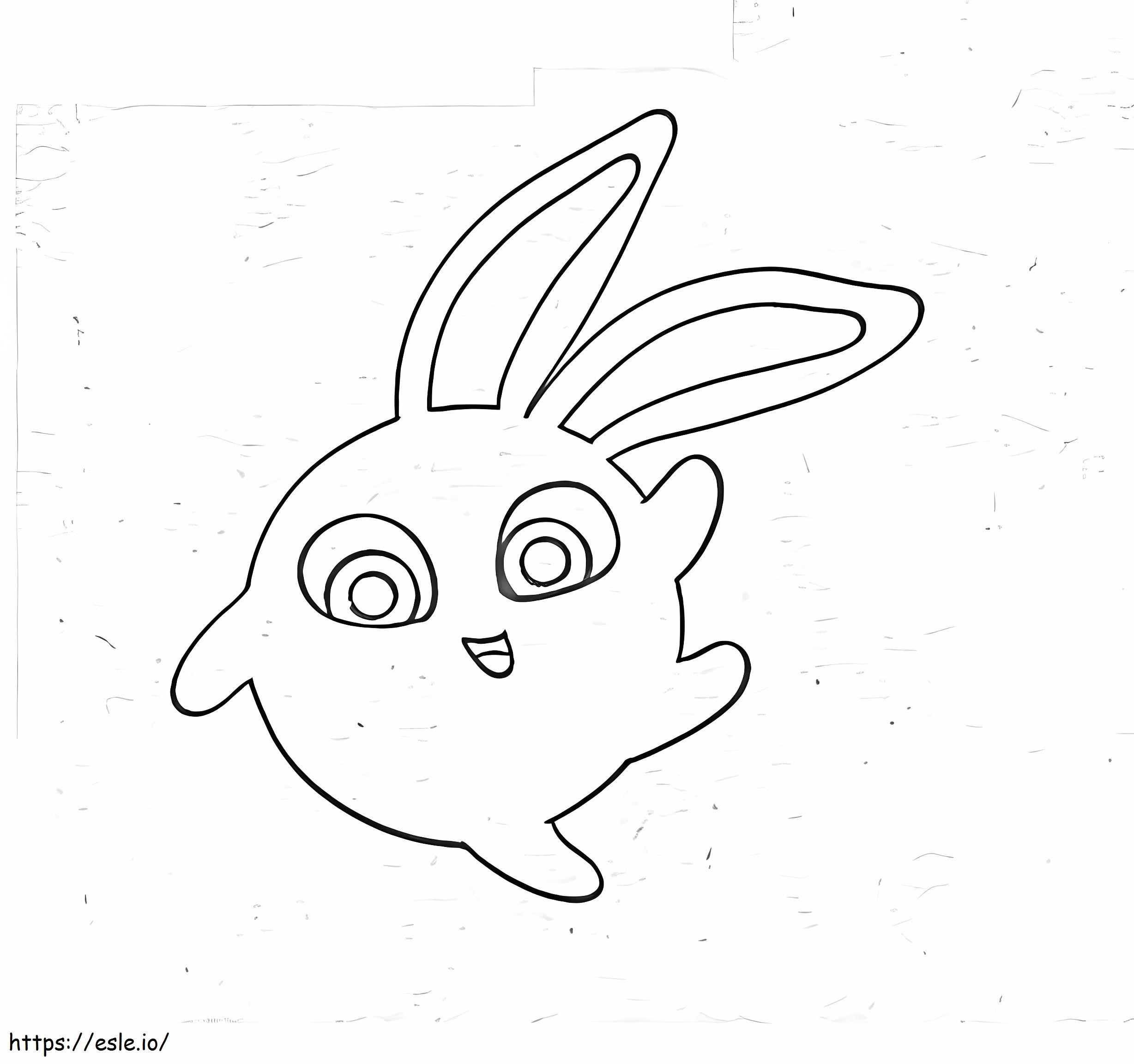 Hopper sunny bunnies coloring page