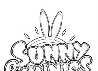 Sunny bunnies coloring pages to print and print online