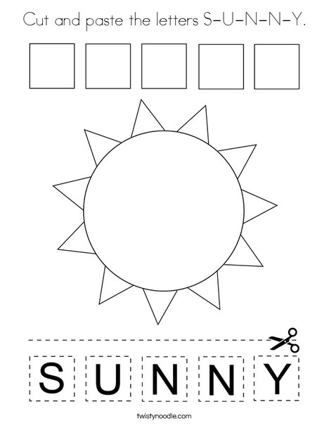 Cut and paste the letters s