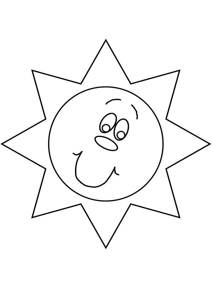 Weather coloring pages