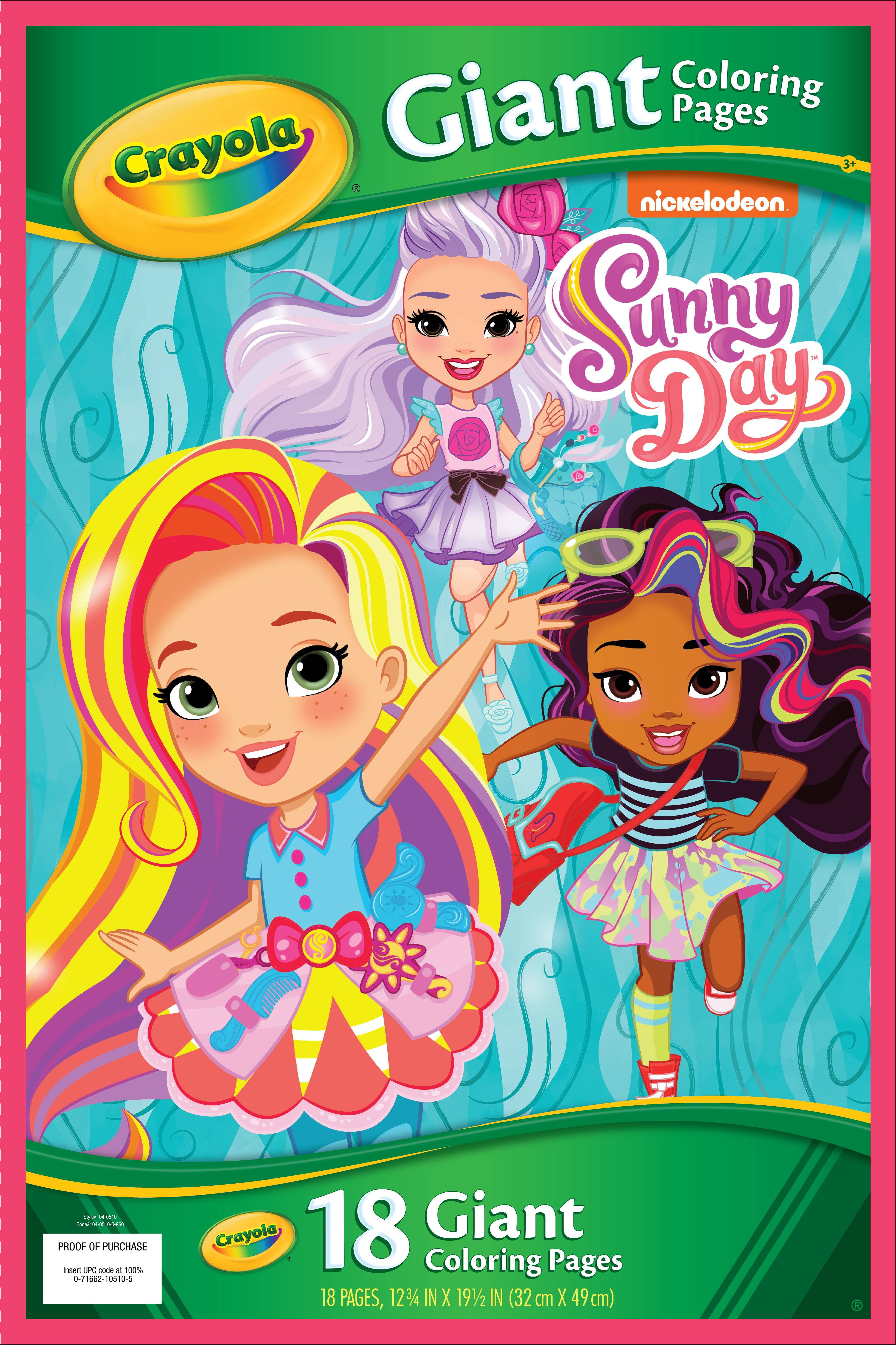 Crayola sunny day giant coloring pages