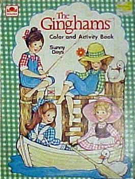 Ginghams the sunny days coloring books at retro reprints