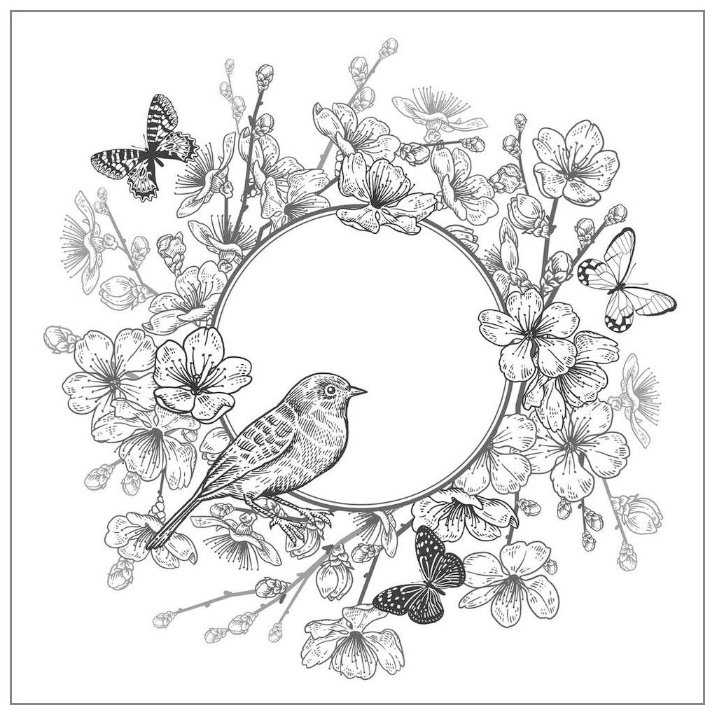 Silicone stamp vintage butterflies flowers bird transparent clear silicone stamp sheet scrapbooking photo album diy stamp for christmas valentines day thanksgiving gifts home kitchen