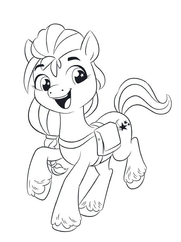 Sunny starscout coloring page
