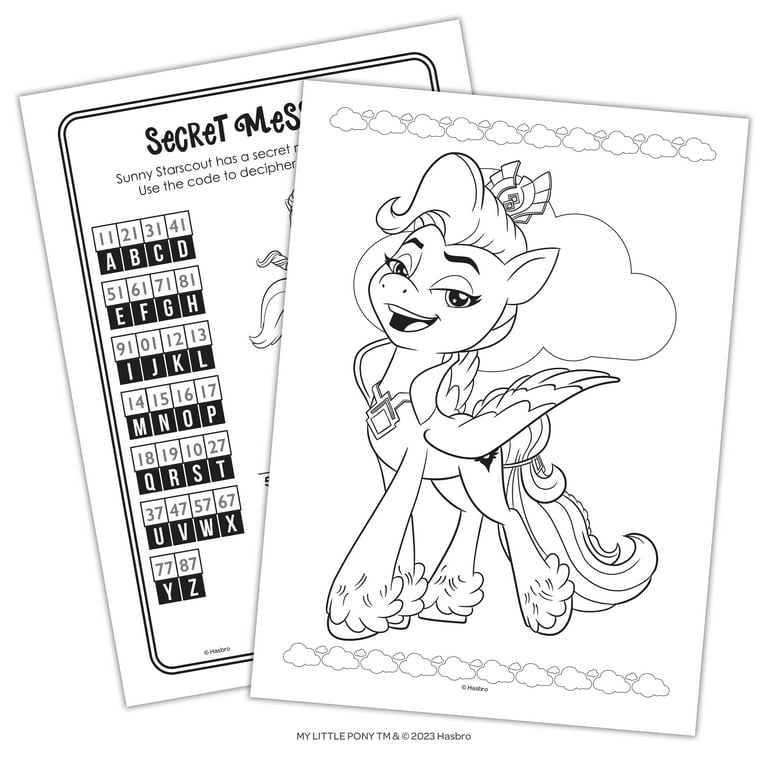 My little pony jumbo coloring book pages isbn
