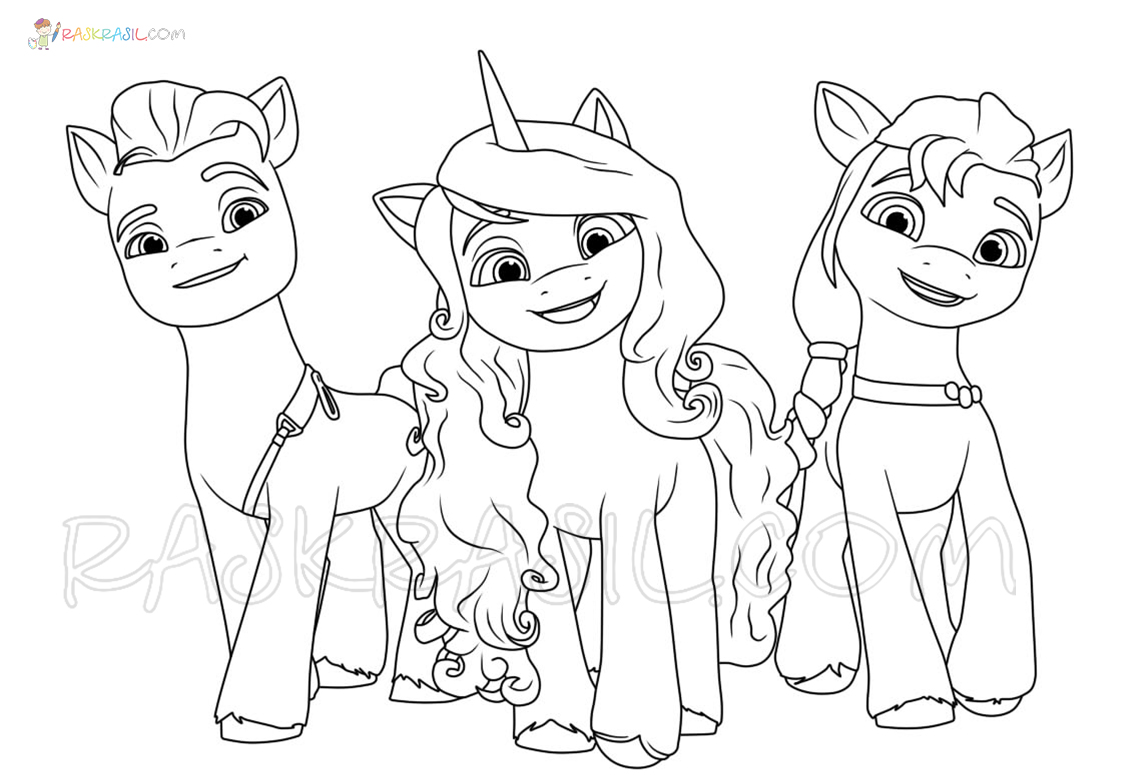 My little pony coloring pages pictures free printable