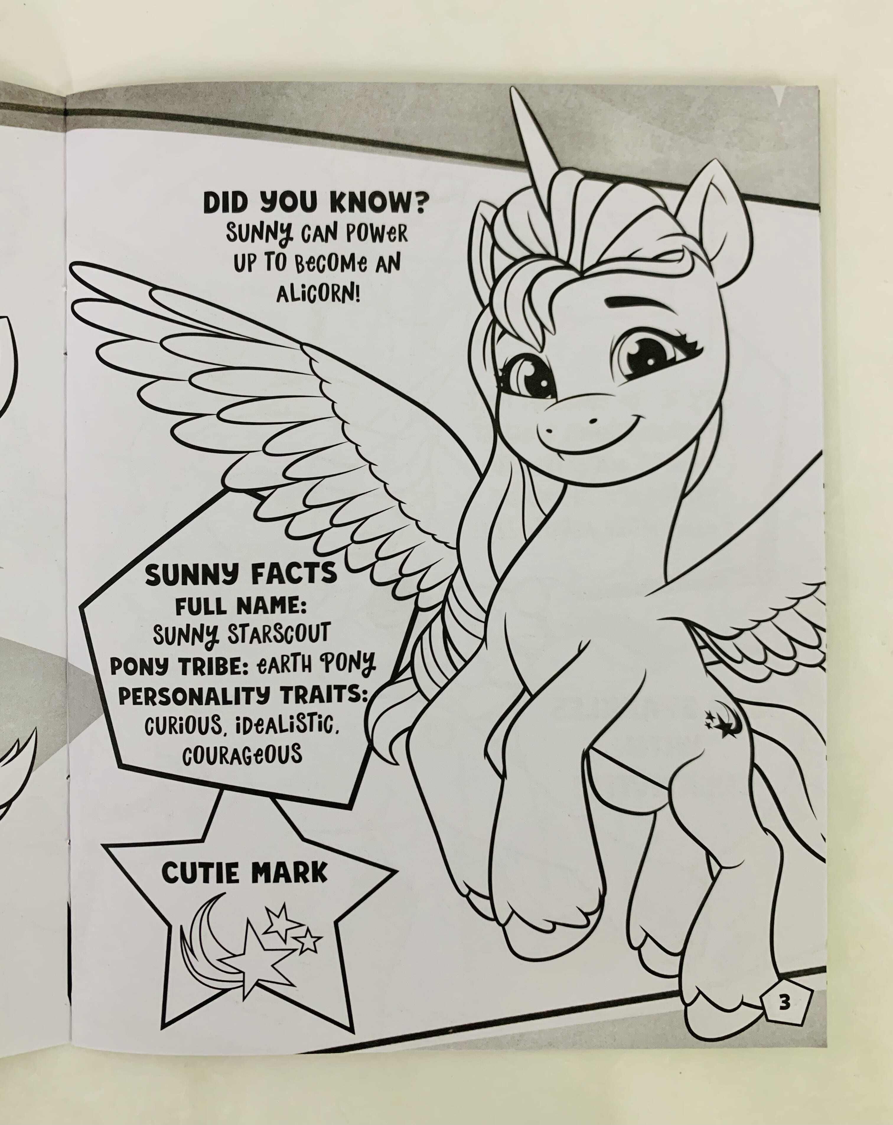 Little pony book jigsaw with pieces colouring book gift set for kids