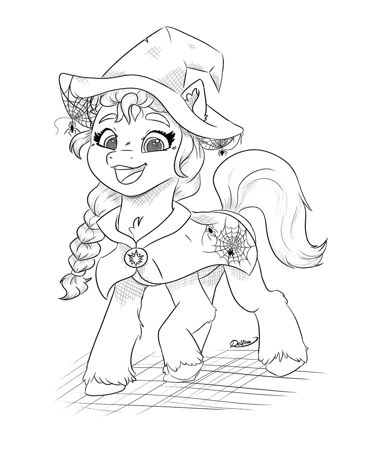 Mlp th anniversary halloween sunny starscout art by delfinaluther on