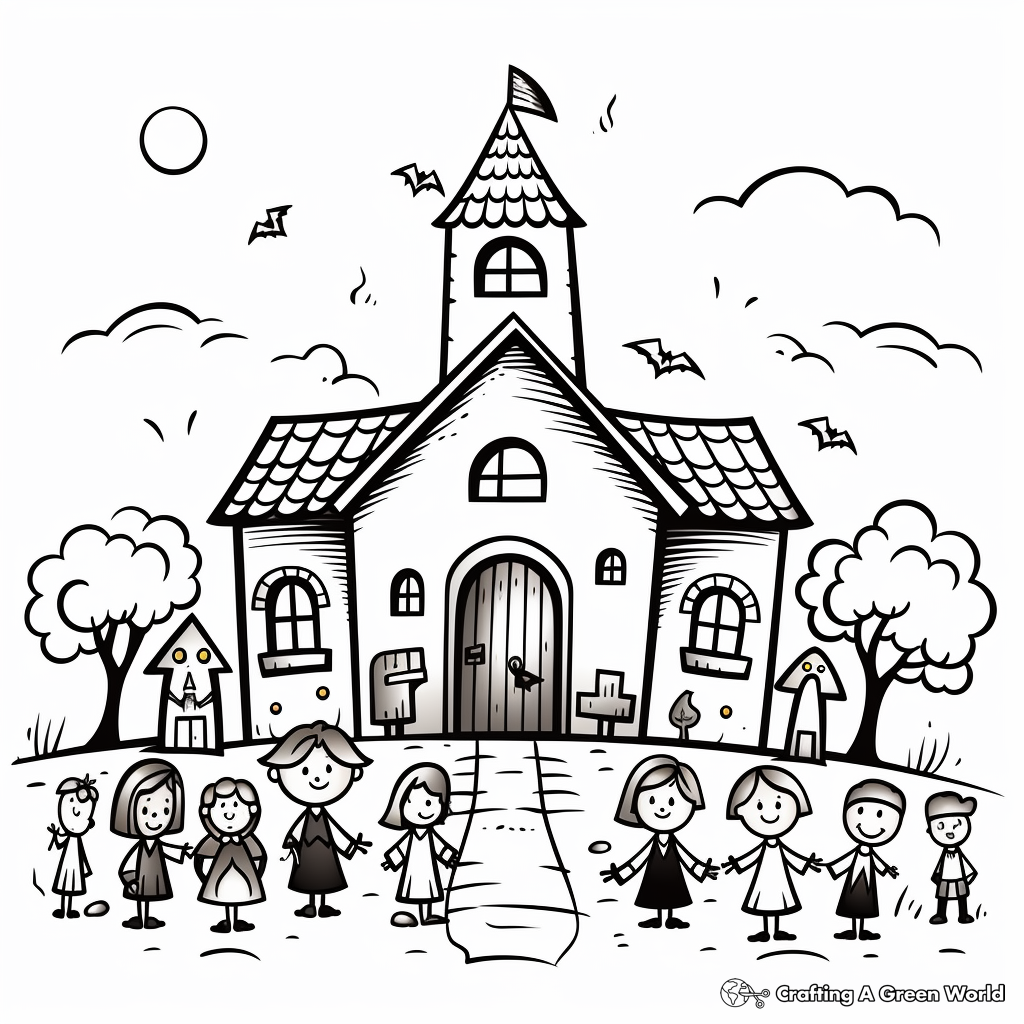 All saints day coloring pages