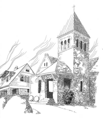 Church of the good shepherd coloring page free printable coloring pages