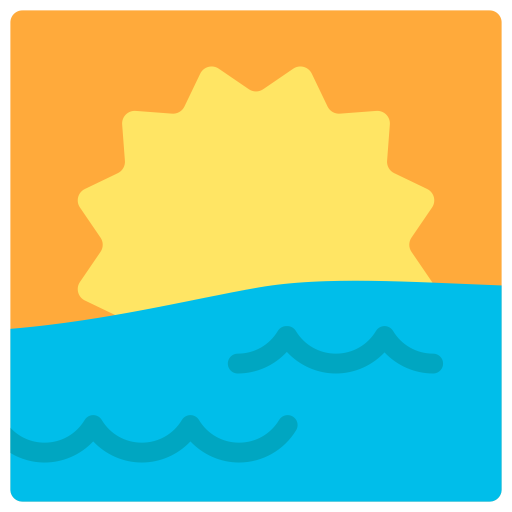 Ð sunrise emoji