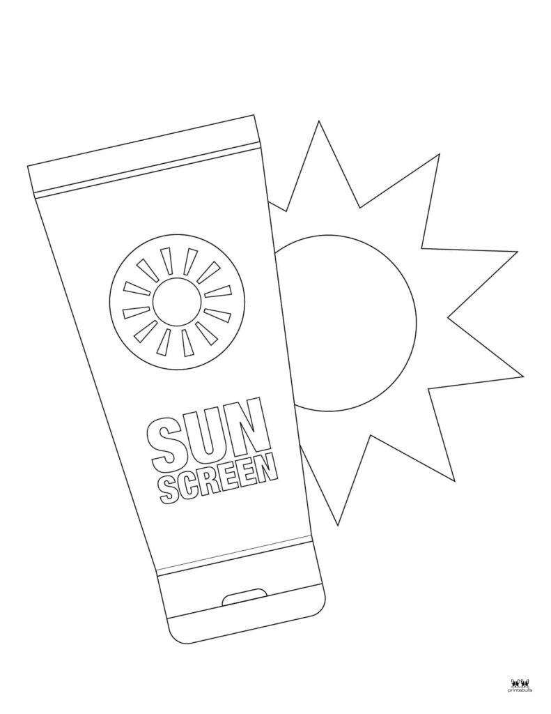 Summer coloring pages