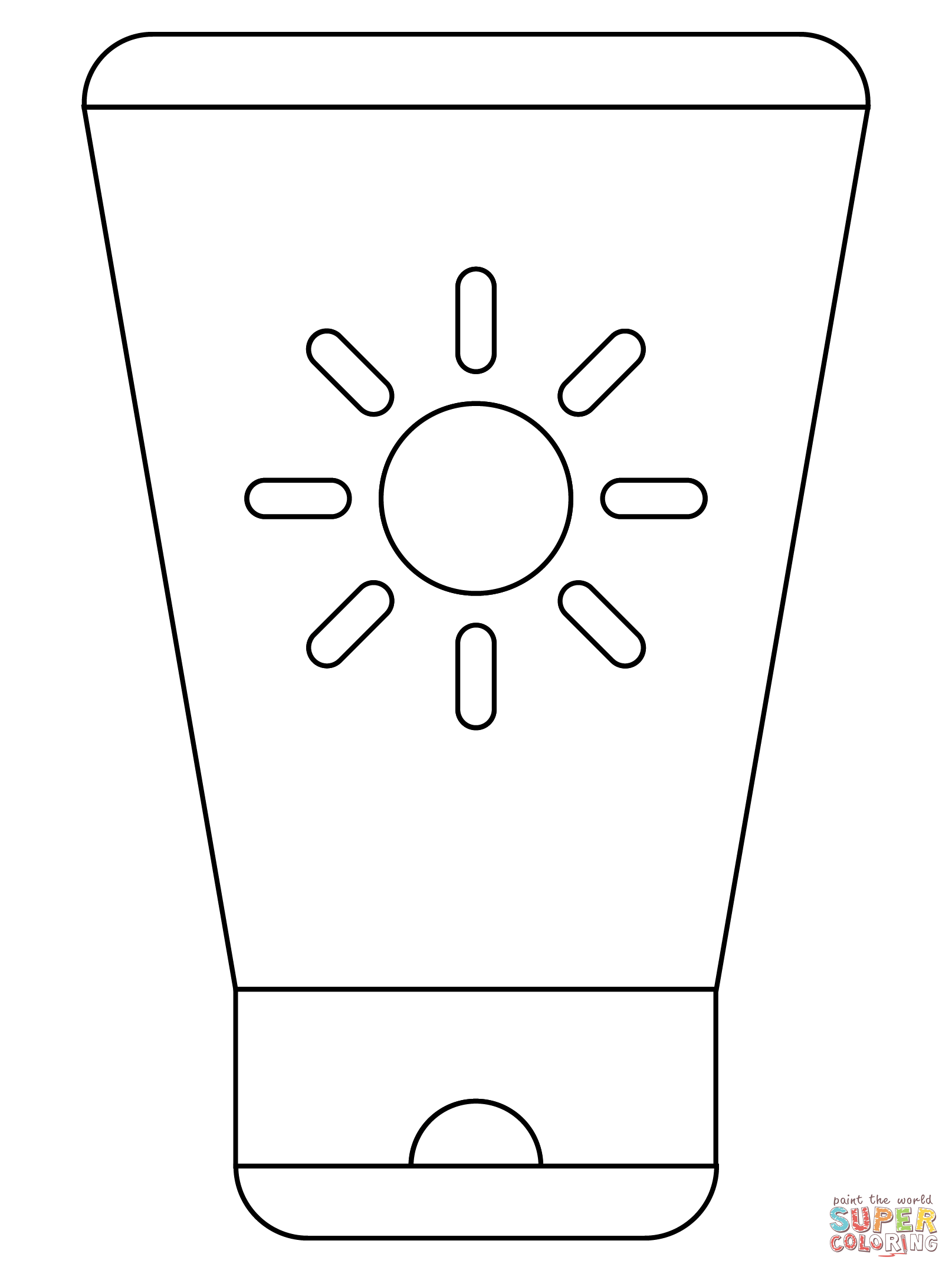 Sunscreen coloring page free printable coloring pages